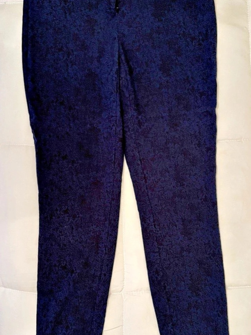 Eliane Rose Abstract Skinny Dress Pants in Blue US 10 Like New